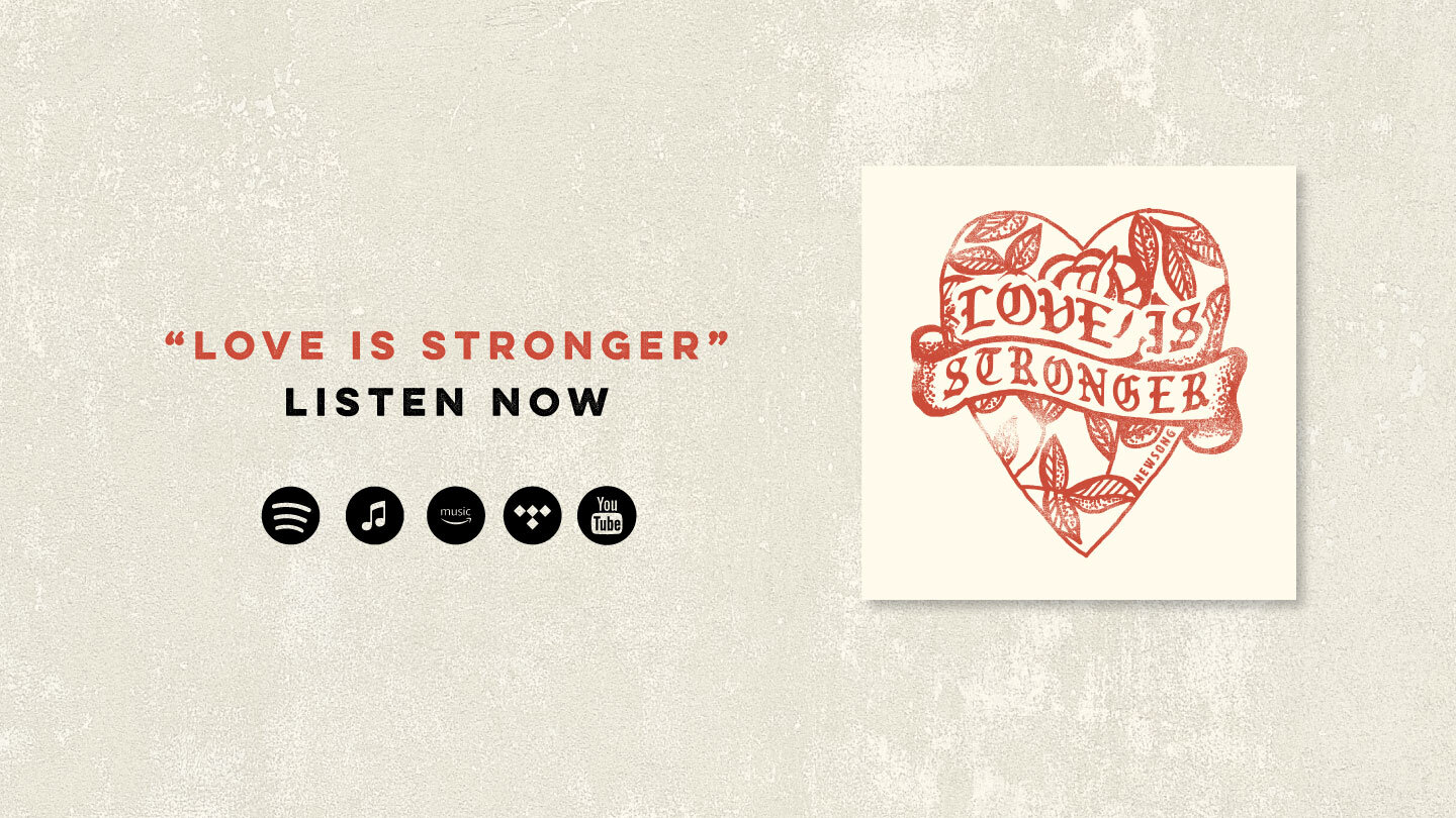 love is stronger listen now